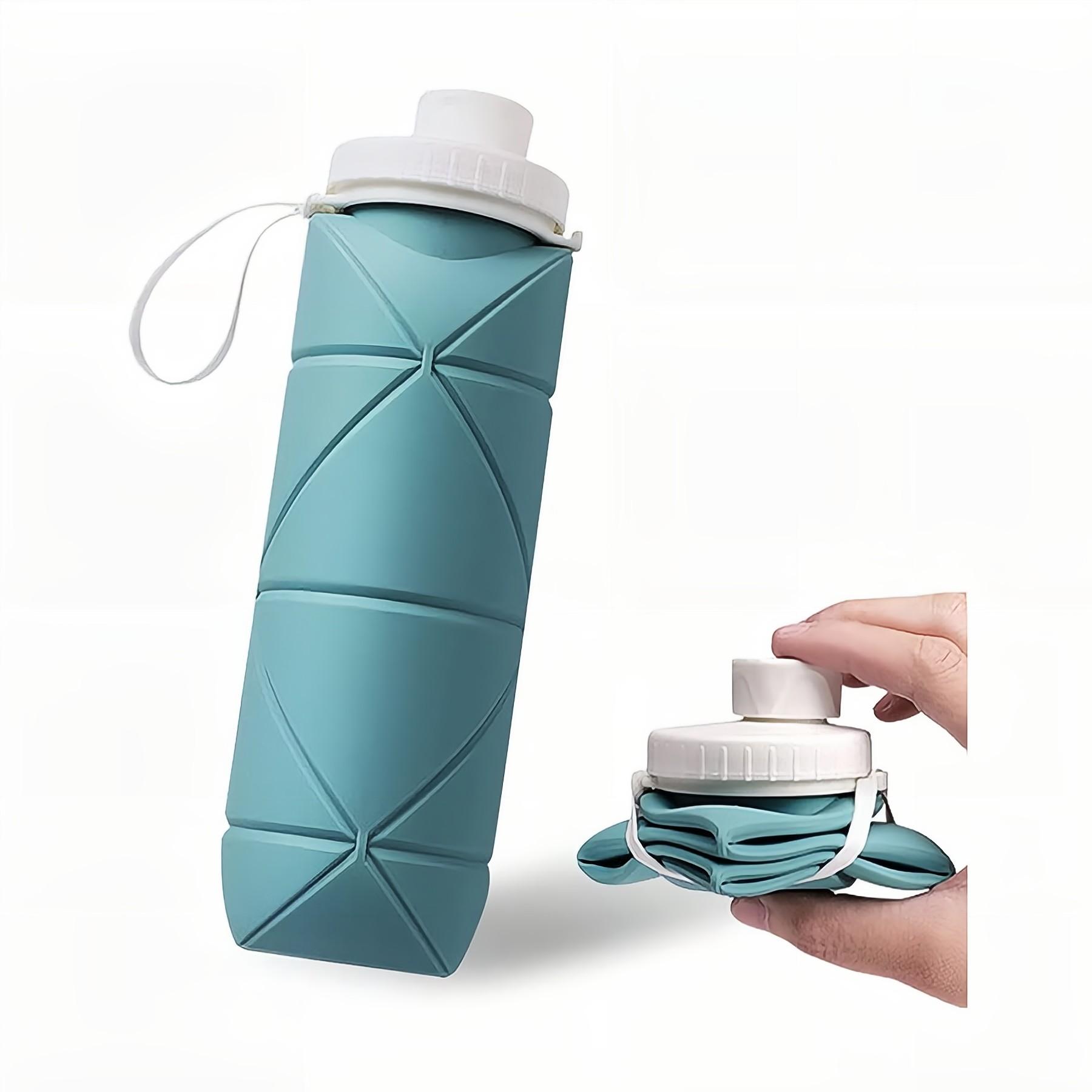 20oz Collapsible Silicone Water Bottle 2
