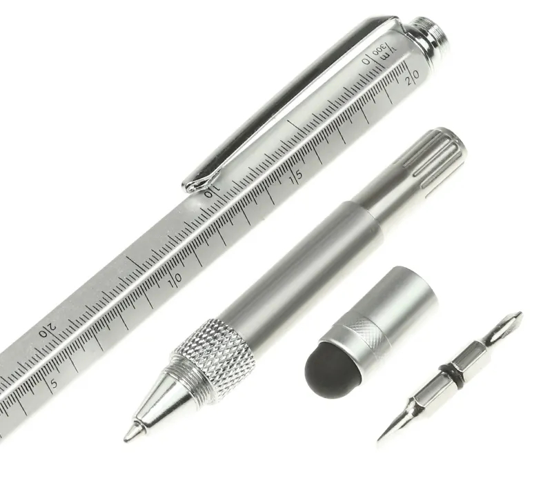 6-in-1 Metal Multifunction Tool Pen 4
