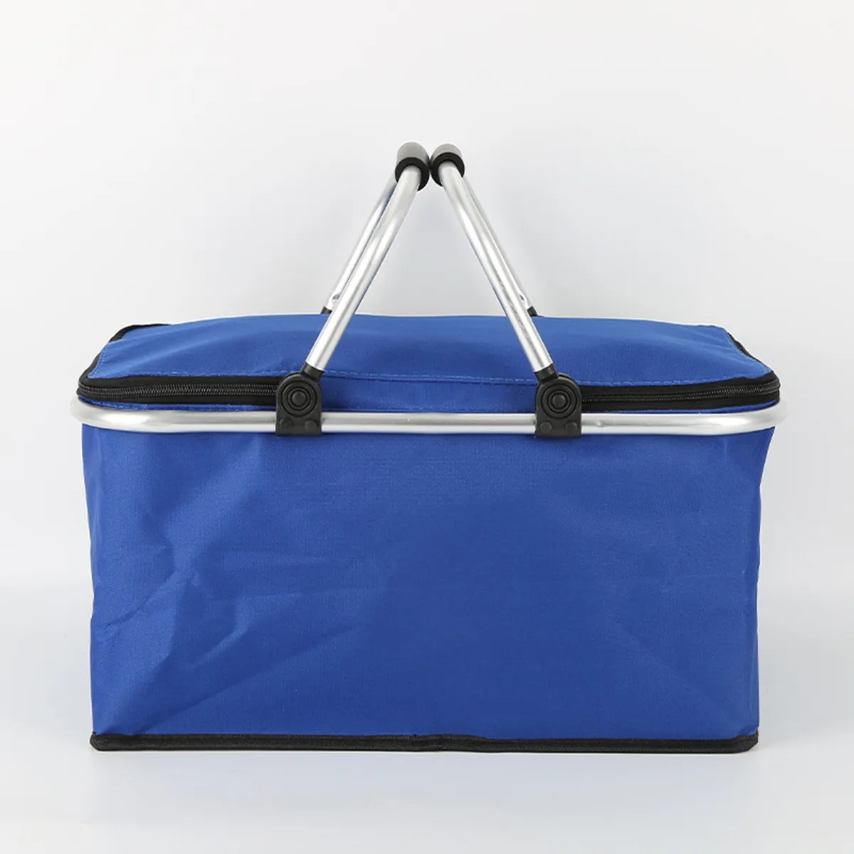 Foldable Picnic Basket With Lid 2