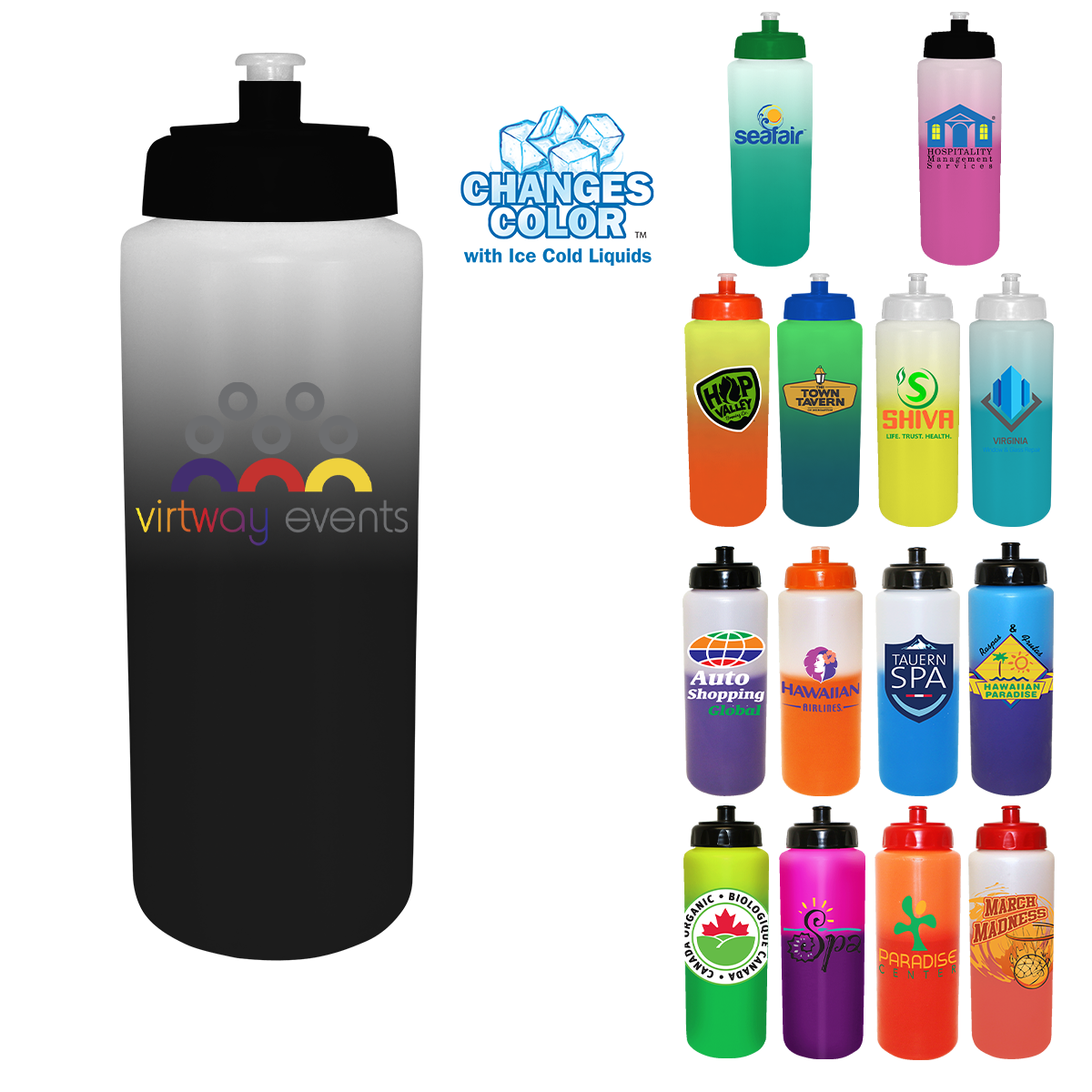 Mood™ 32 oz. Sports Bottle with Push 'n Pull Cap 11