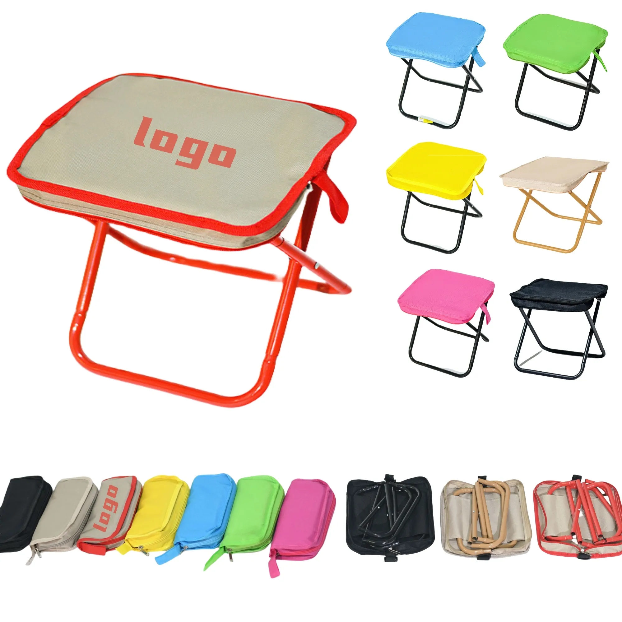 Outdoor Foldable Pocket Stool Durable for Corporate Outings