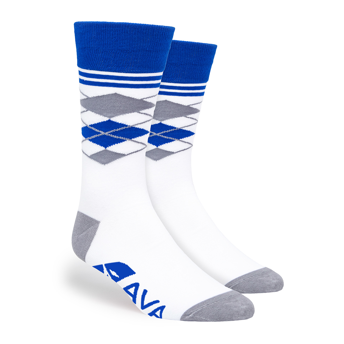 Half Argyle Simpler Socks