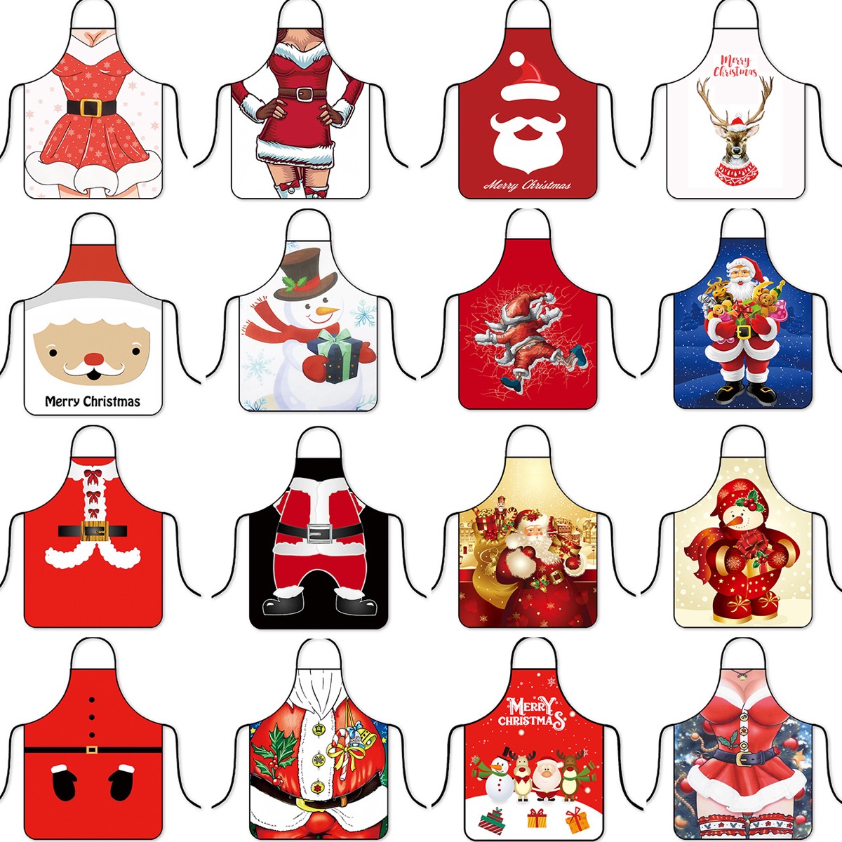 Waterproof Custom Christmas Apron for Holiday Cooking and Baking 1