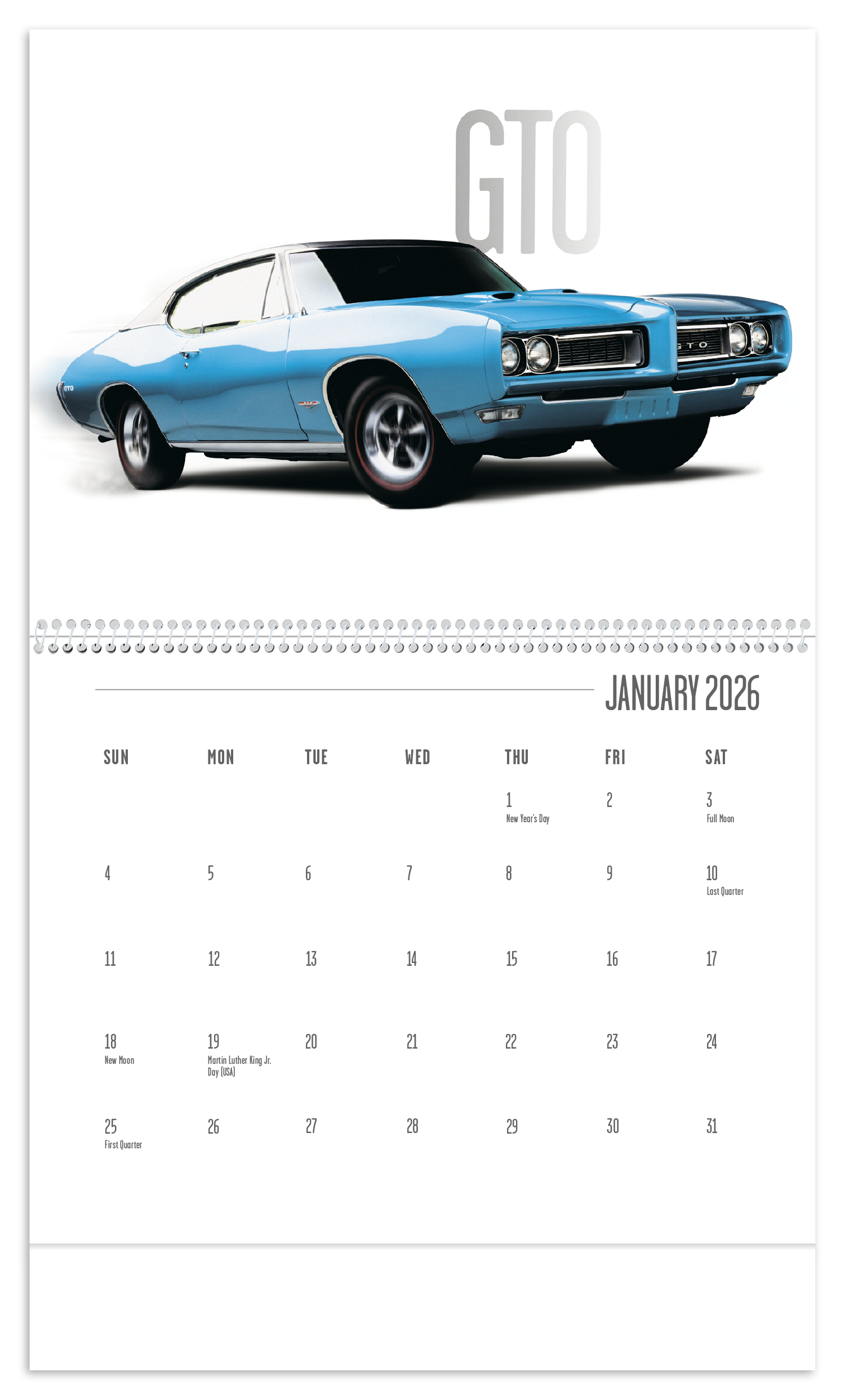 Triumph® Calendars Classic Muscle Cars Calendar 9