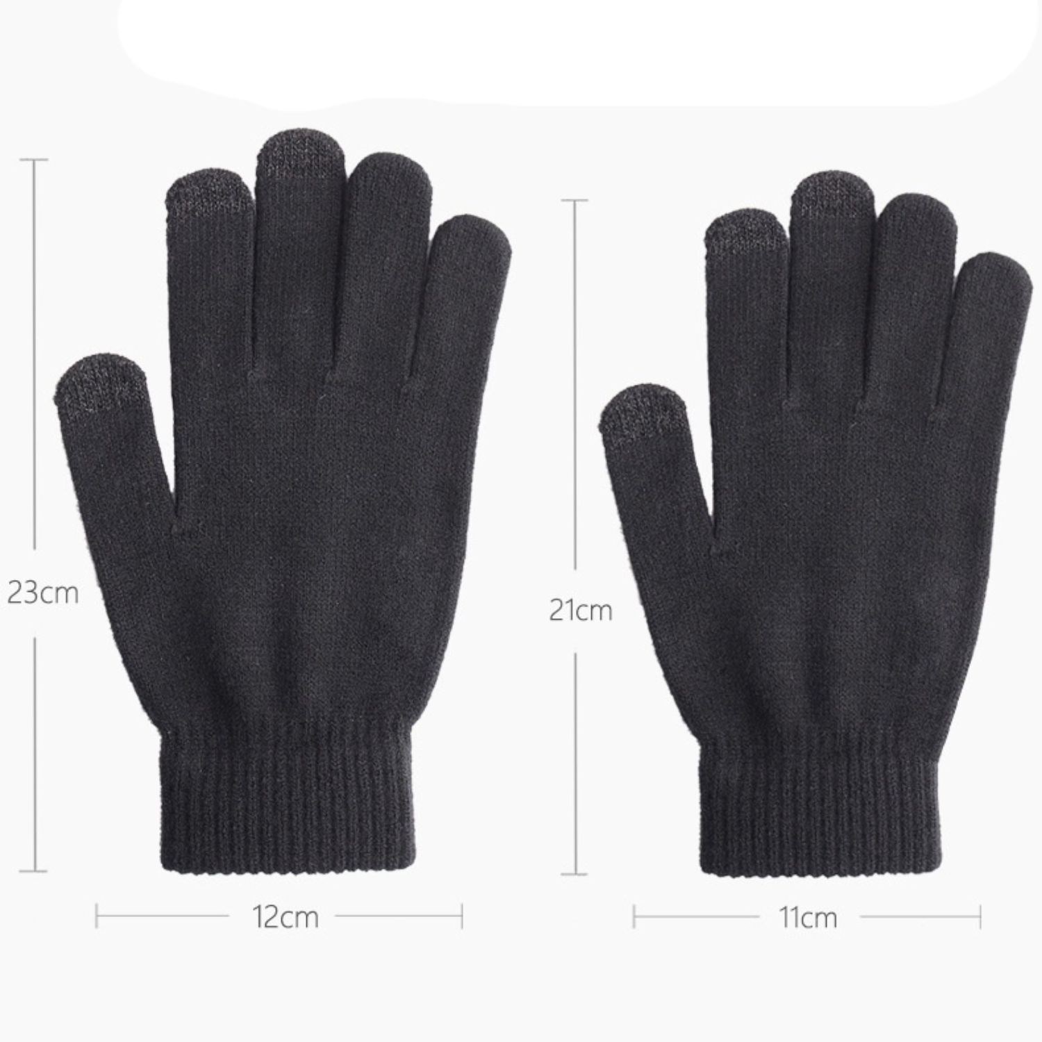 Non-slip Gloves w/ 3 Finger Touch 3