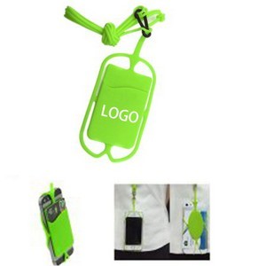 U-Shape Silicone Phone Holder Card Cover 2