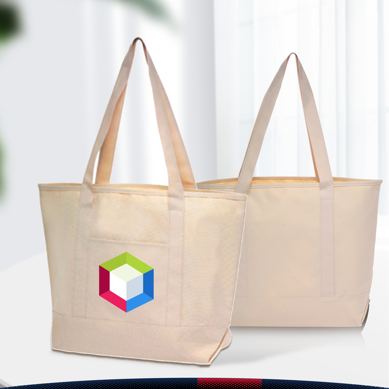 Kapti Canvas Tote Bag, custom tote bag with logo imprint 2