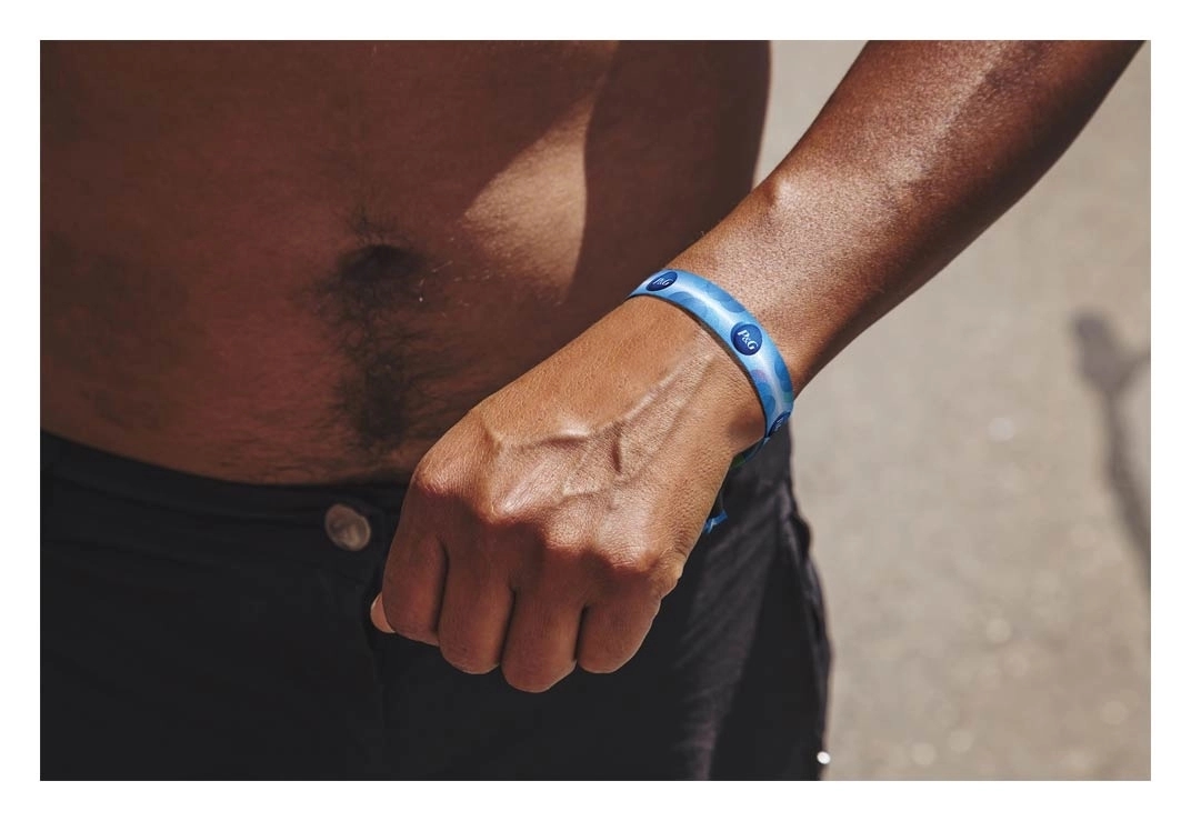 0.6" Wide One Time Use Wrist Band 3
