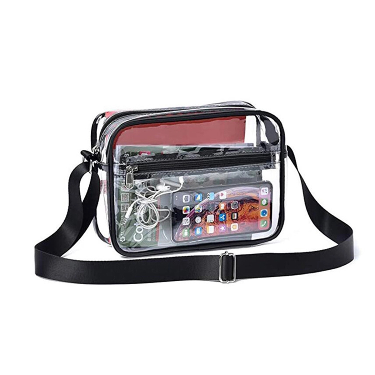 Clear Crossbody Purse Gym Shoulder Tote Bag 3