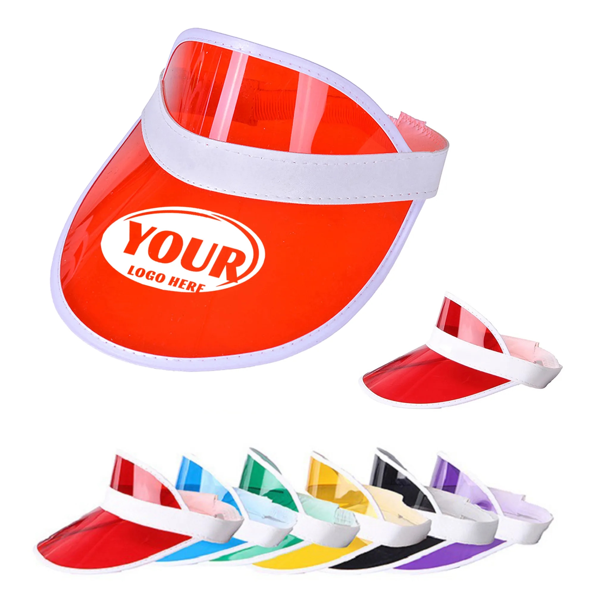 Outdoor PVC Sun Visor Hats 9
