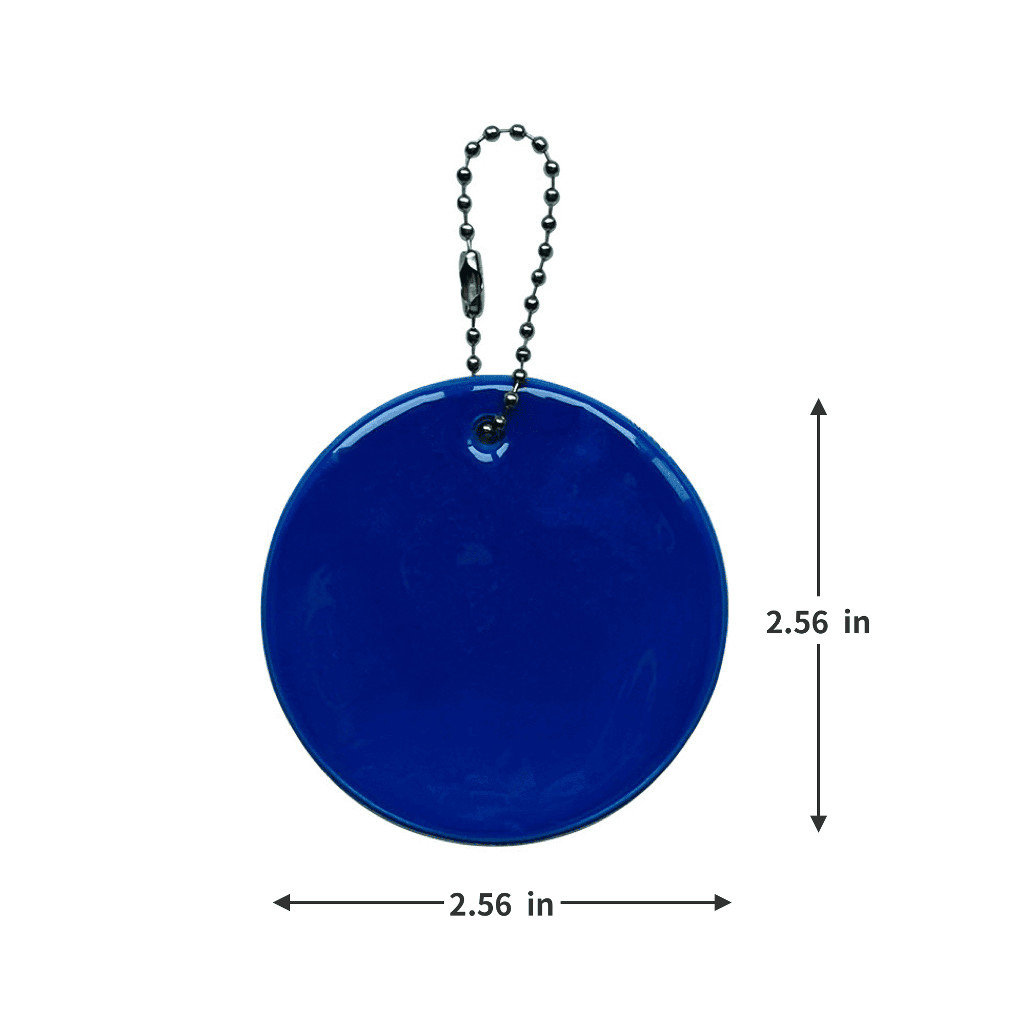 Circular Night Visibility Bag Charm 3