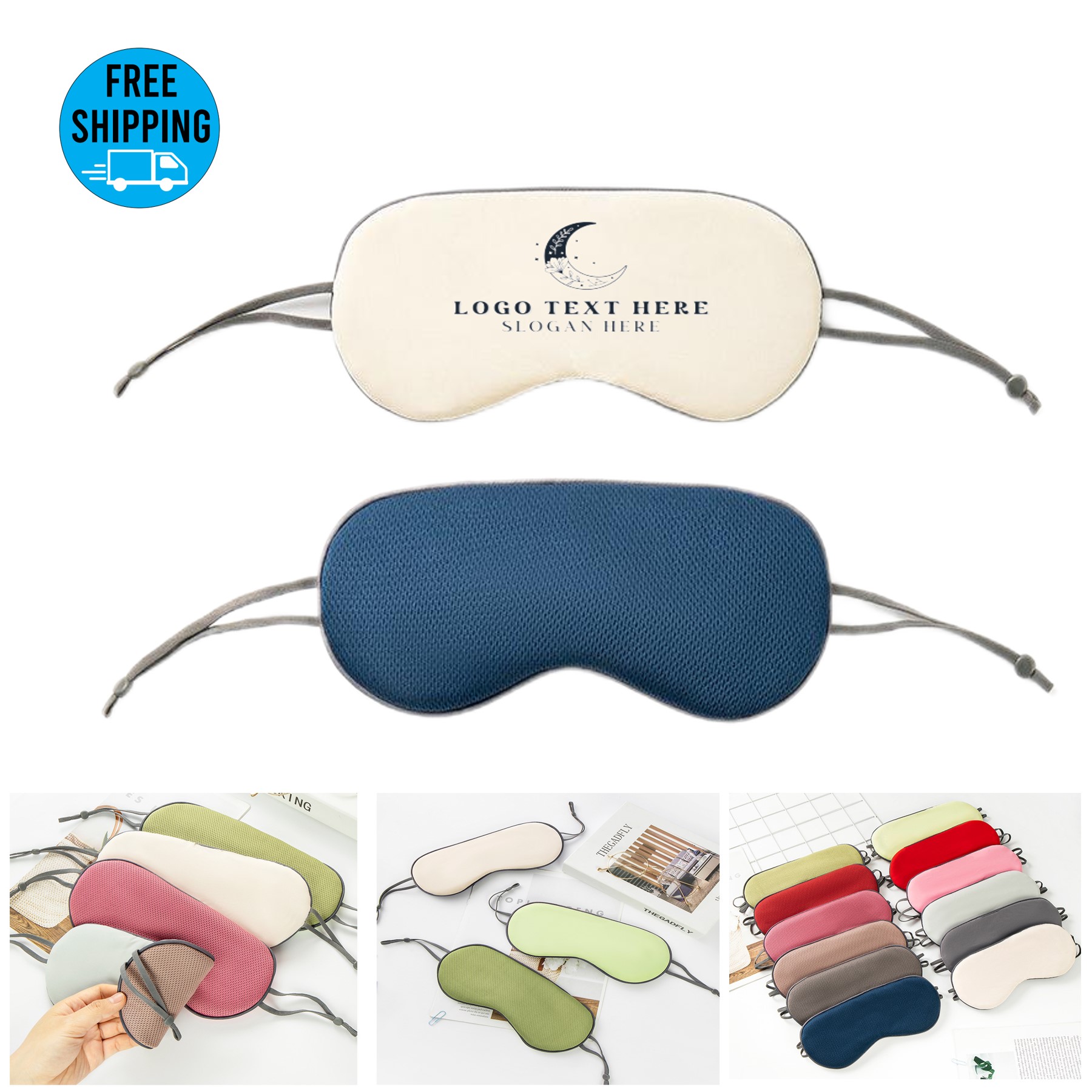 Double sided adjustable Sleeping Eye Mask 2