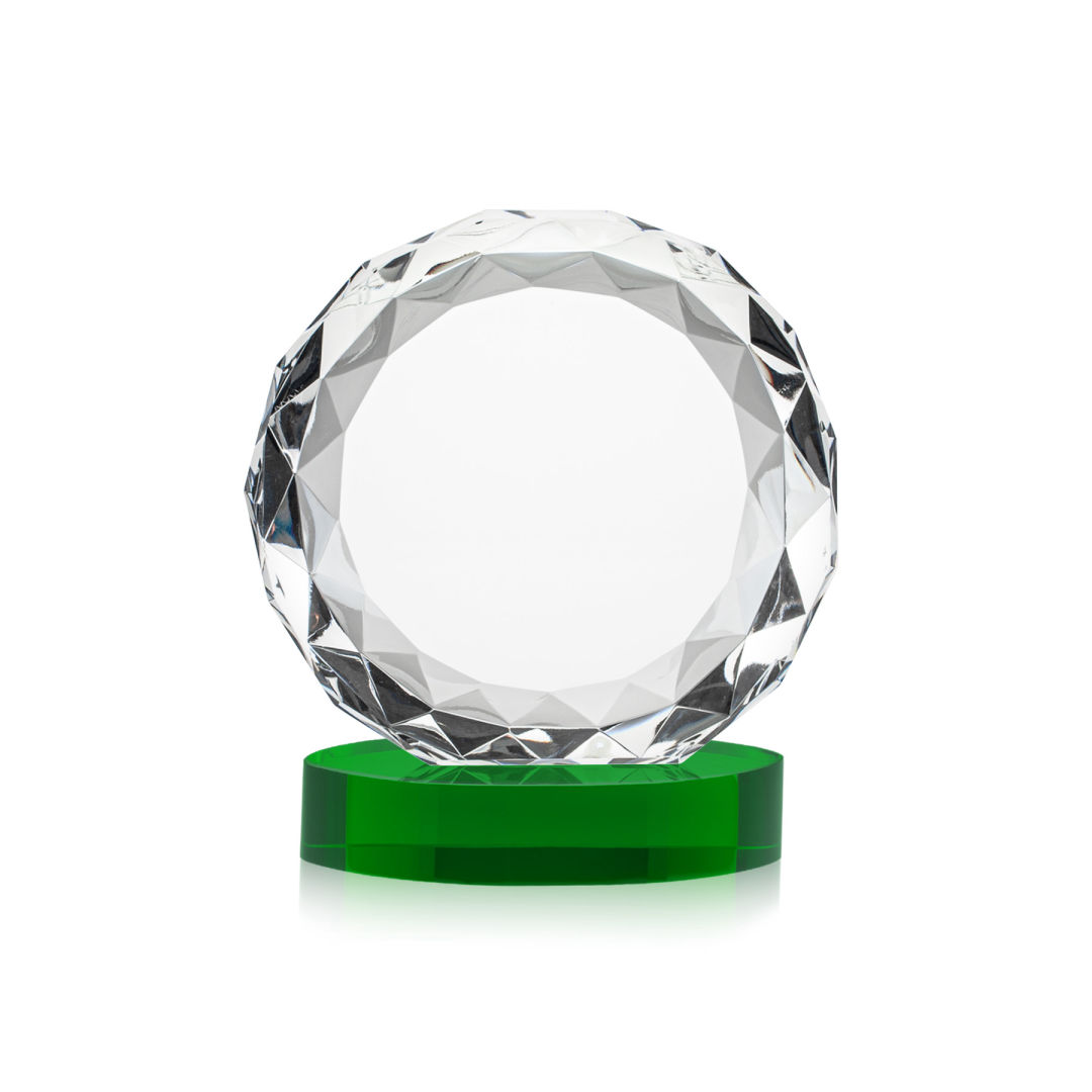 Seville VividPrint™ Award on Alberton Base - Green 4