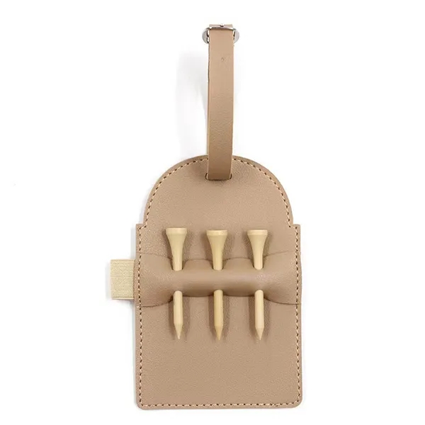 2-in-1 Golf Bag Tags With Tees 1