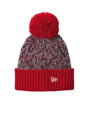 New Era Marled Knit Pom Beanie NE910 6