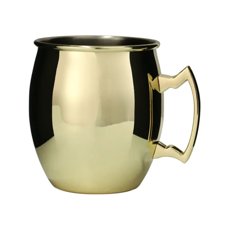 18 oz Copper Coated Moscow Mule Mug 4
