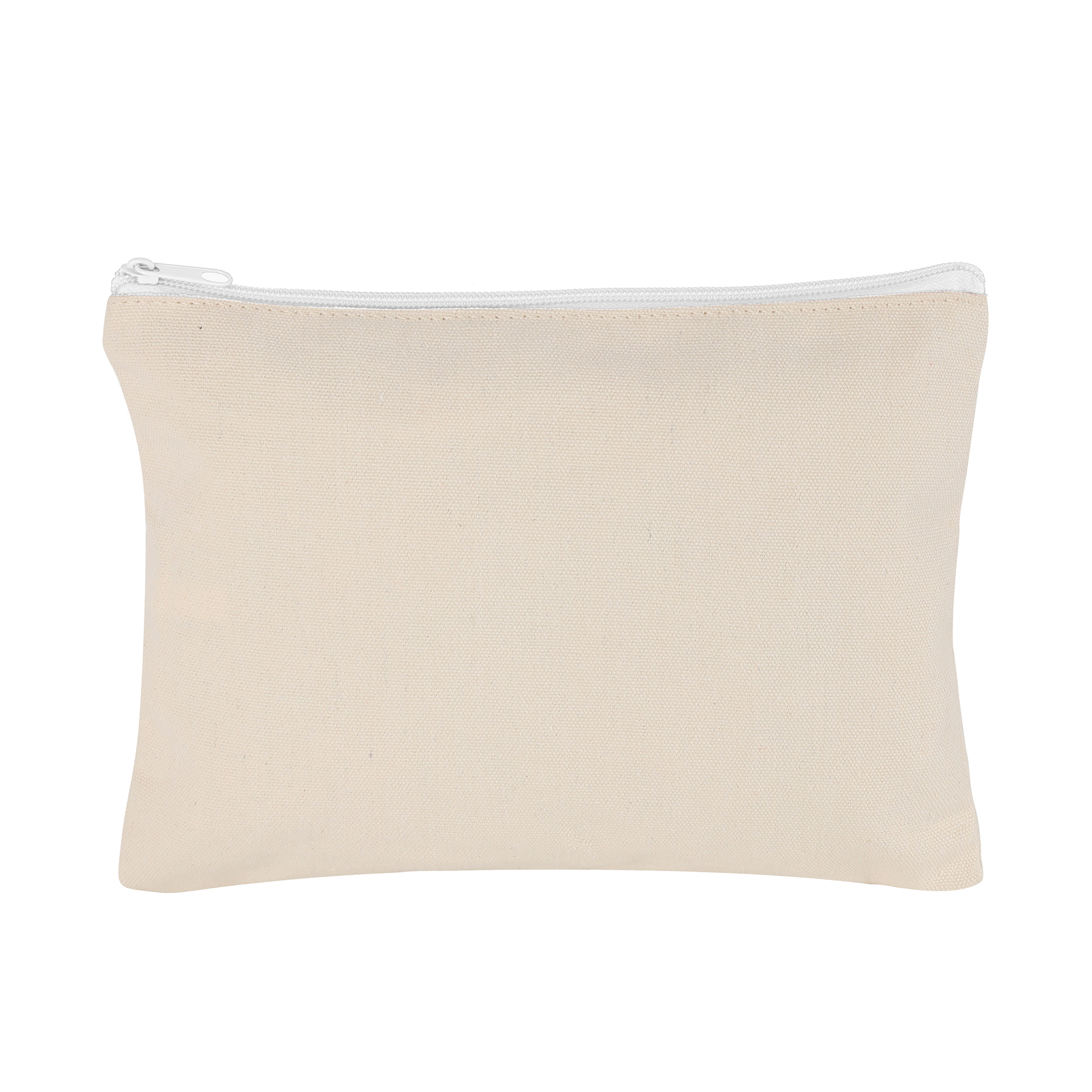 Large Travel Cotton Canvas Zip Pouch 2