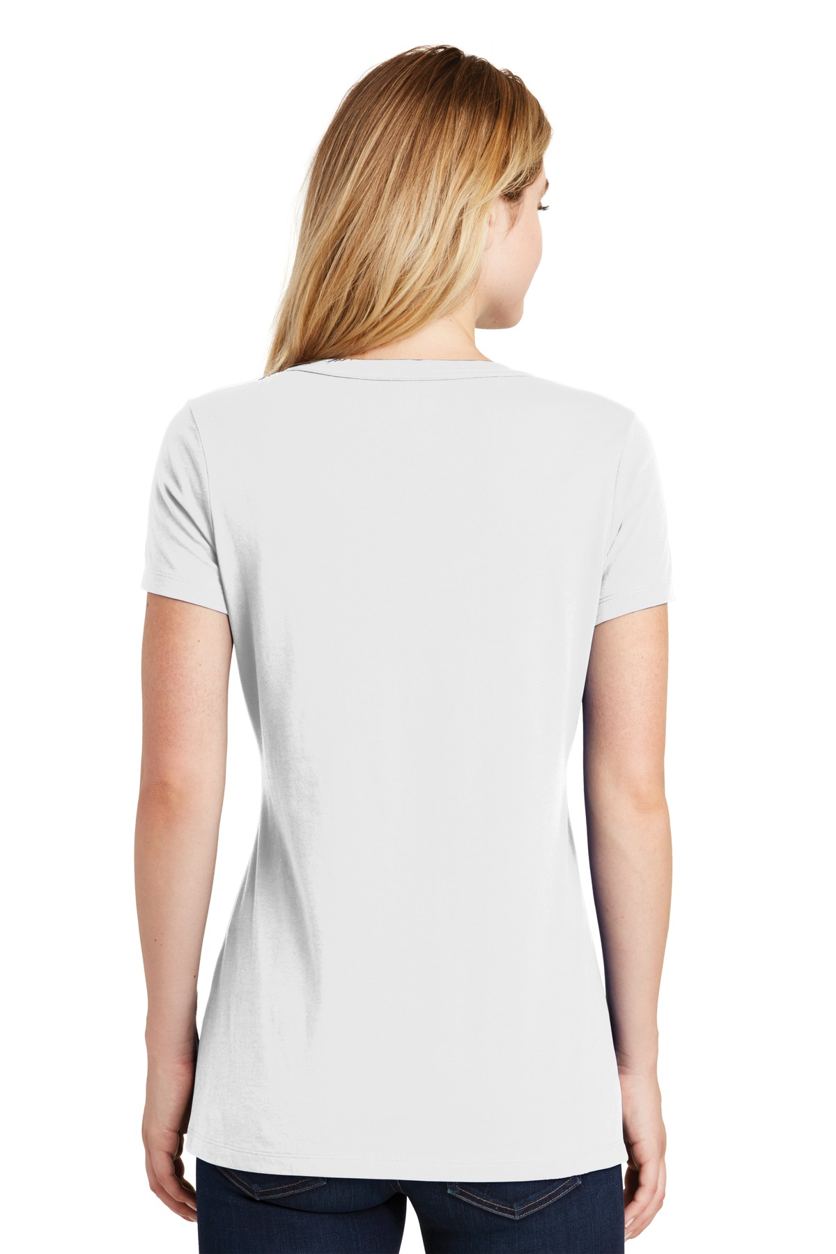 New Era Women's Heritage Blend V-Neck Tee. LNEA101 50