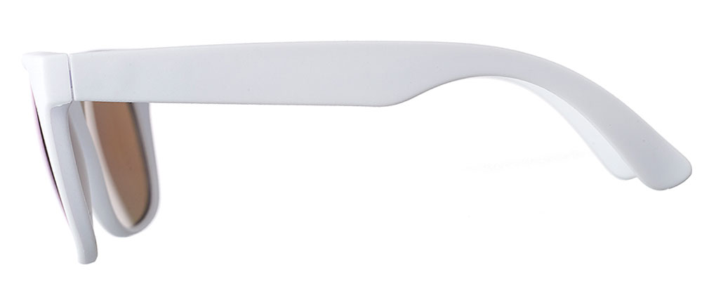 Color Lens Sunglasses w White Frames