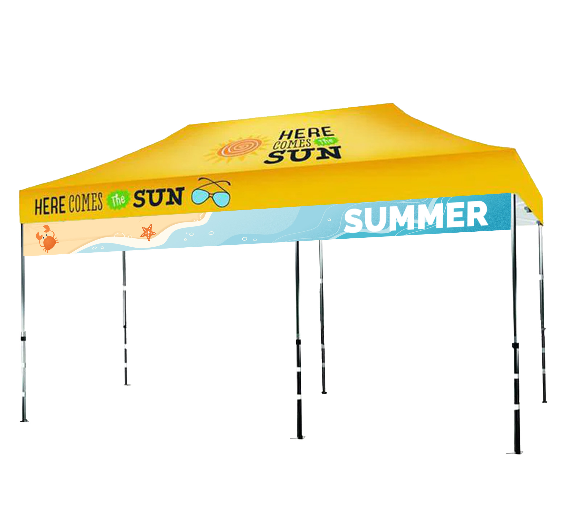 10x20 TENT VALANCE BANNER 1