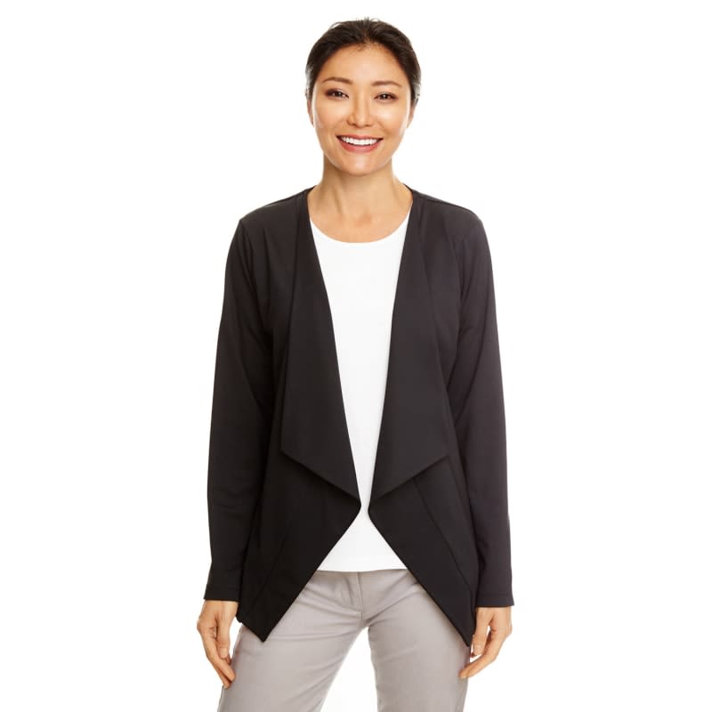 Devon & Jones Ladies' Perfect Fit™ Draped Open Blazer 3