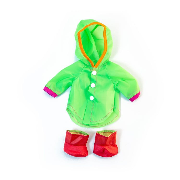 Clothing Sets for Dolls - 8.25" Raincoat & Boots
