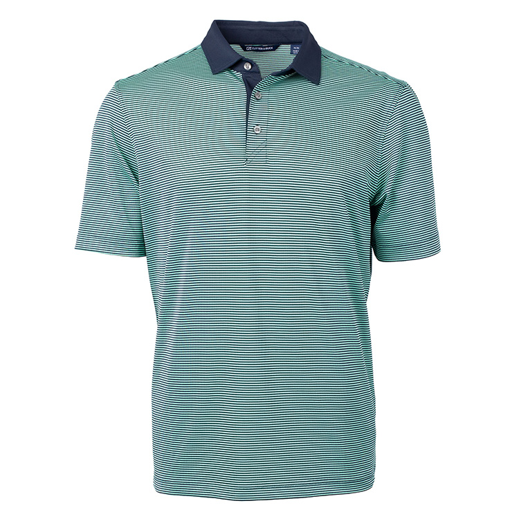 Cutter and Buck Virtue Eco Pique Micro Stripe Recycled Polo 6