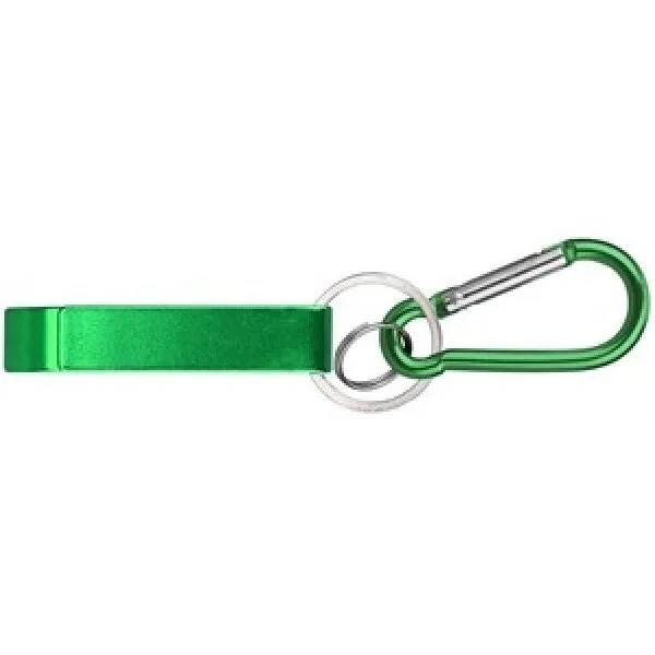 Bottle Opener w/ Split Key Ring & Carabiner 3