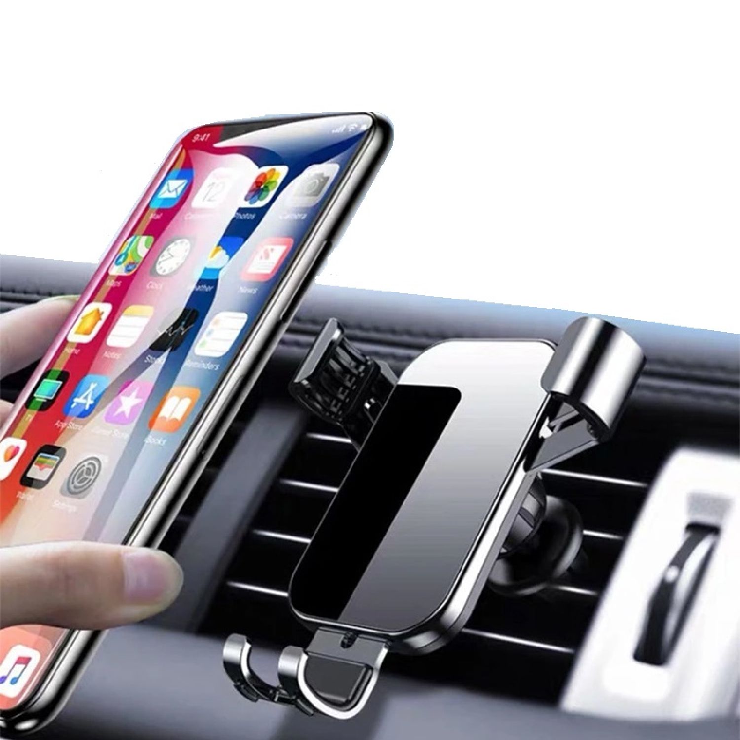 Gravity Auto Locking Air Vent Car Phone Holder 6