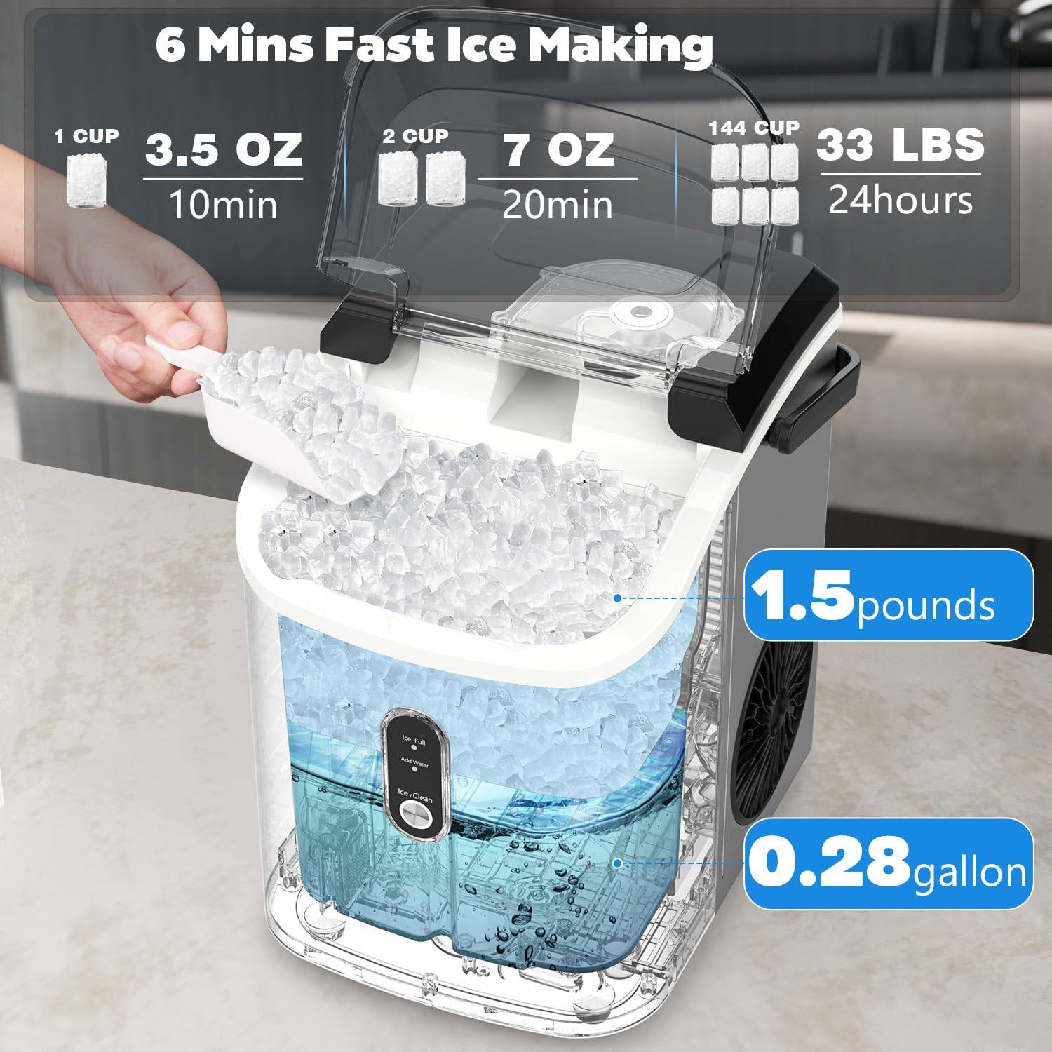 Compact Ice Maker Machine 4