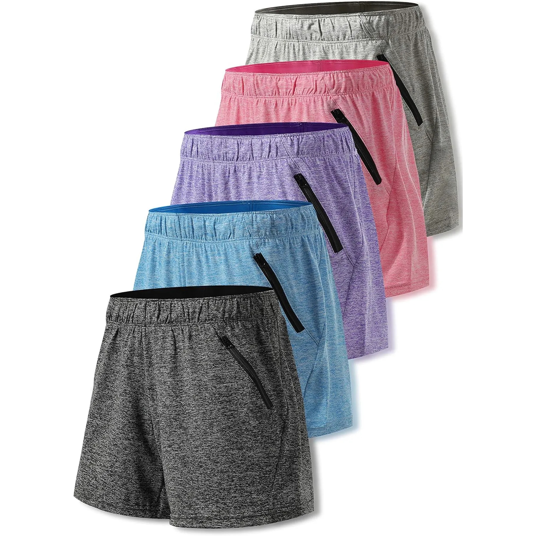 Womens Workout Gym Shorts Casual Lounge 2