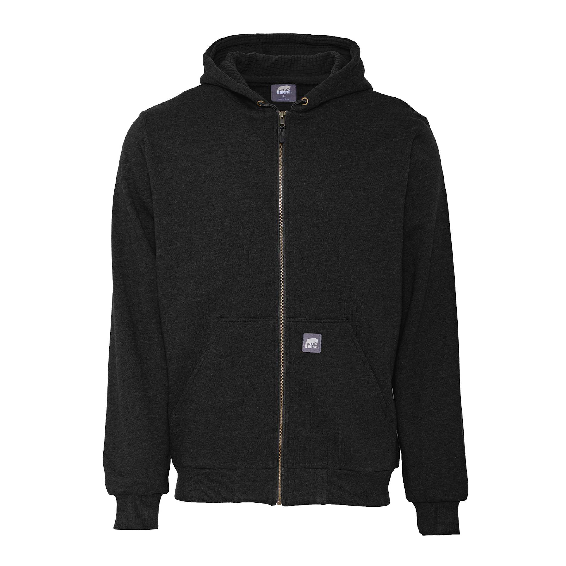Berne Heritage Grid Fleece-Lined Zip Sweatshirt - Men's 21