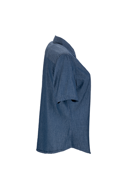 Women's Short-Sleeve Hudson Denim Shirt 8