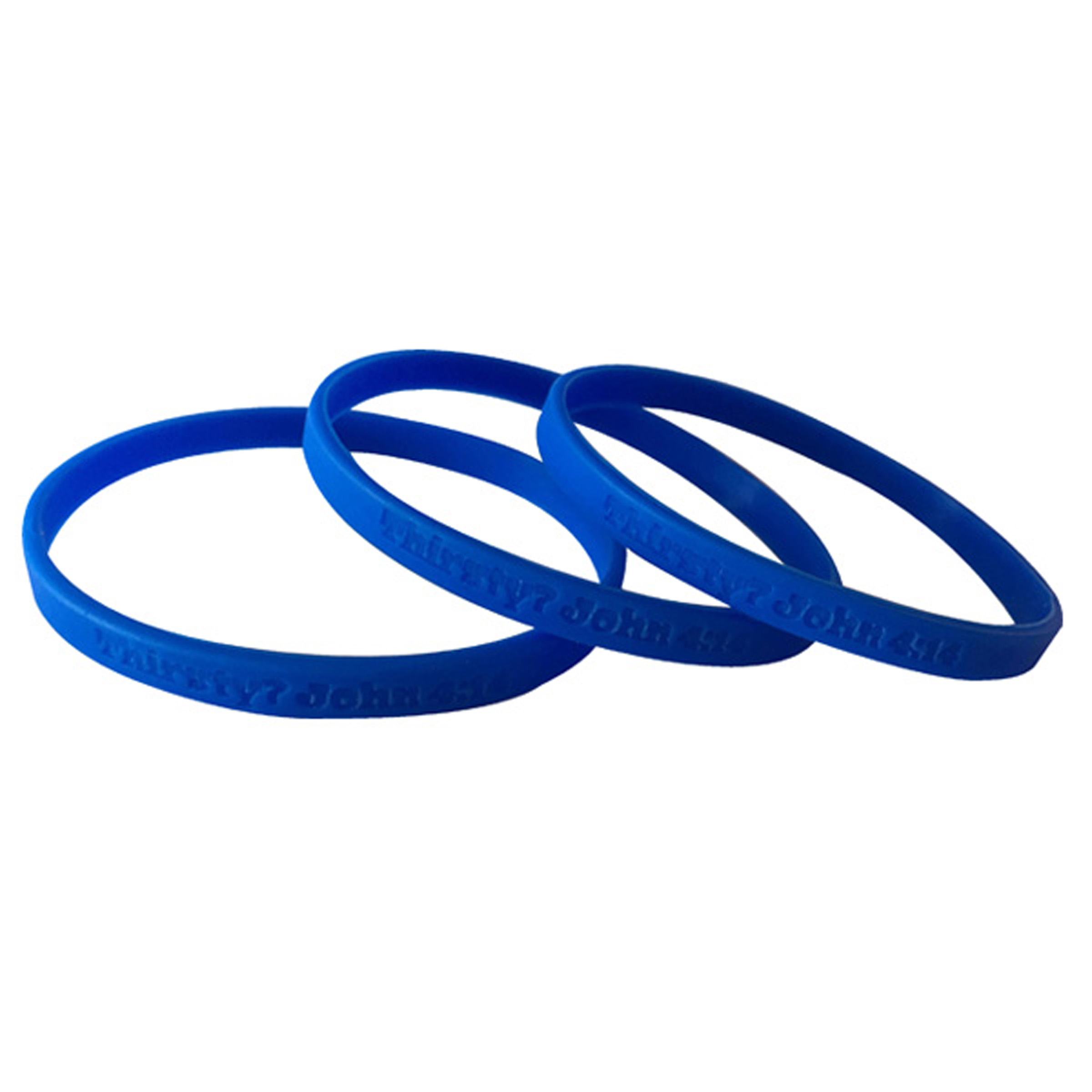 Debossed Silicone Wristband 1