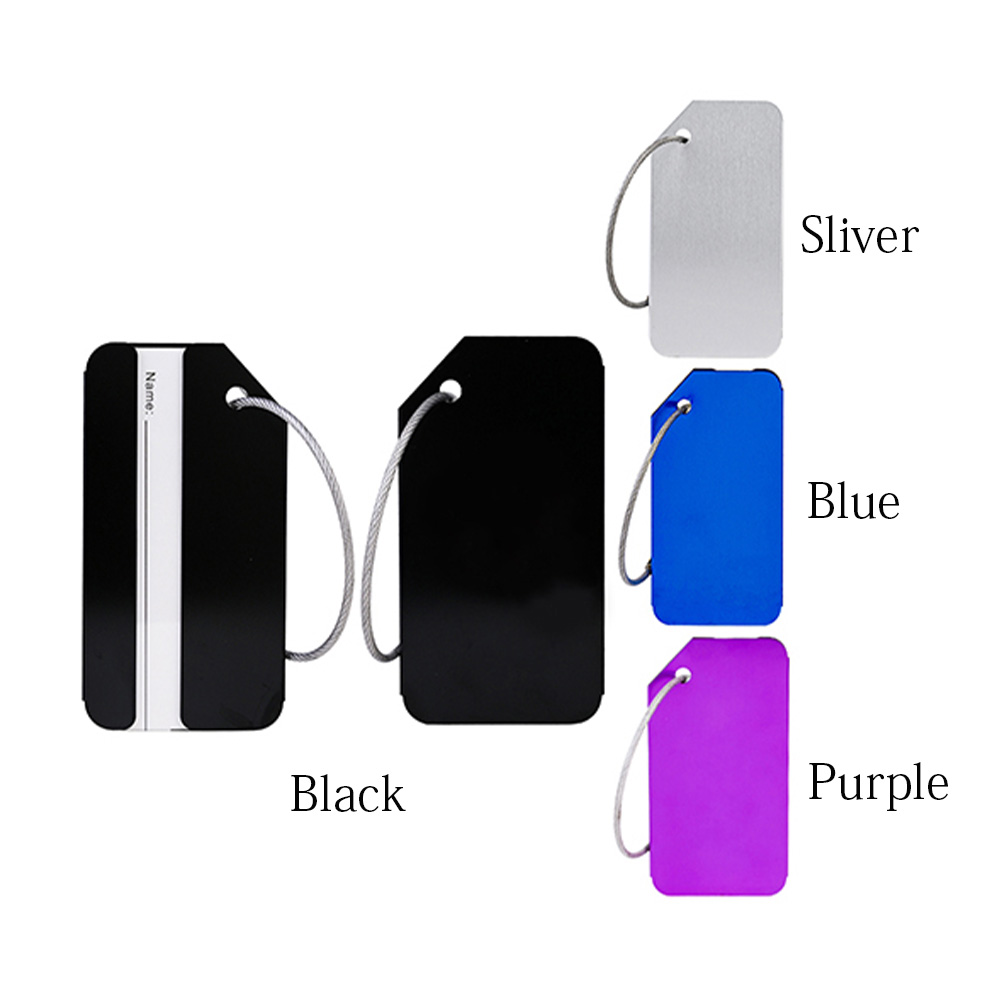Aluminum LUGGAGE Tag with Name Card 9