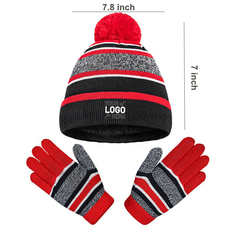 Children's hat and gloves set of two 4