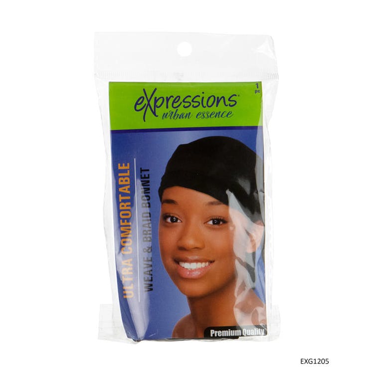 Weave & Braid Bonnets - Black One Size Fits Most 1