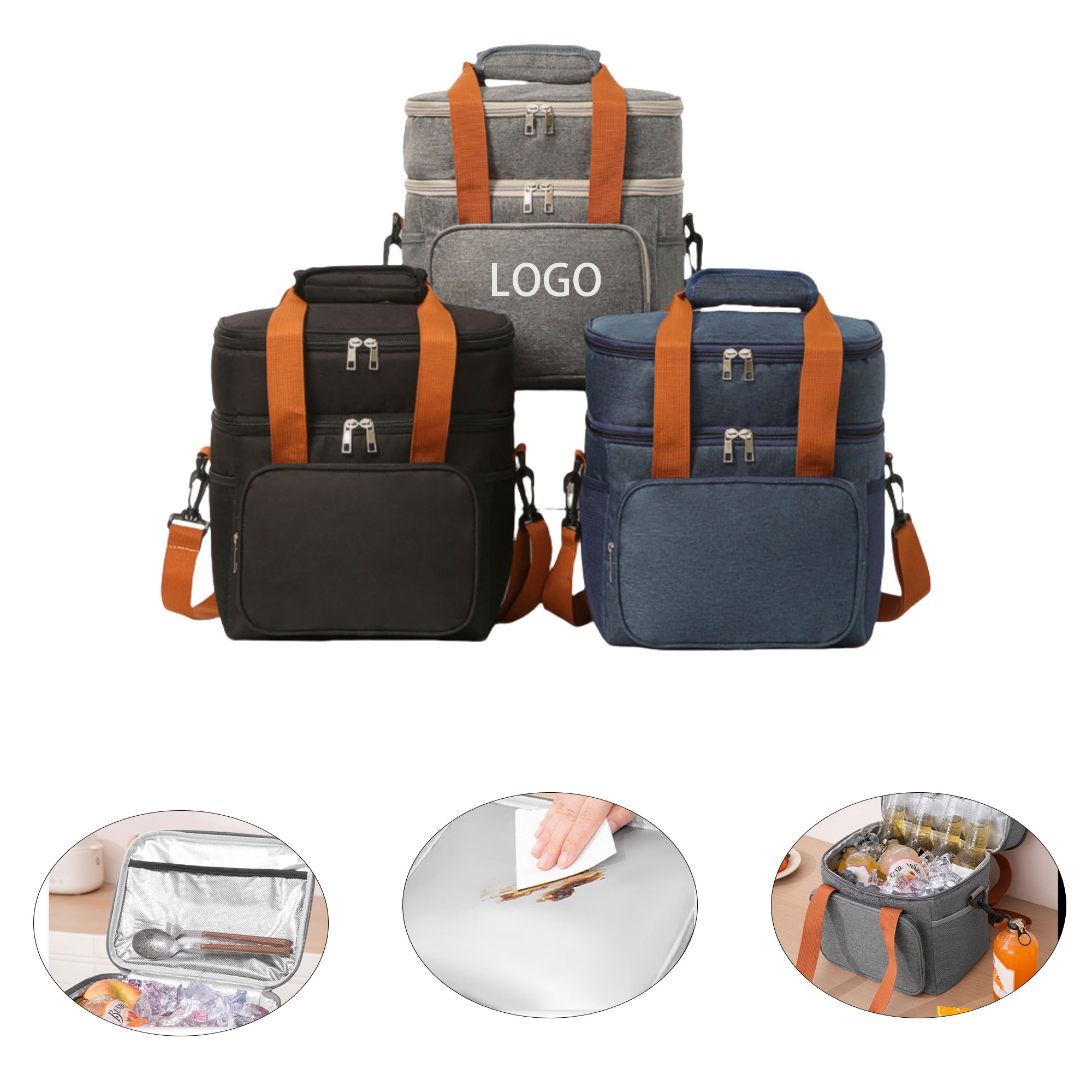 Large Capacity Insulated Lunch Bag 5