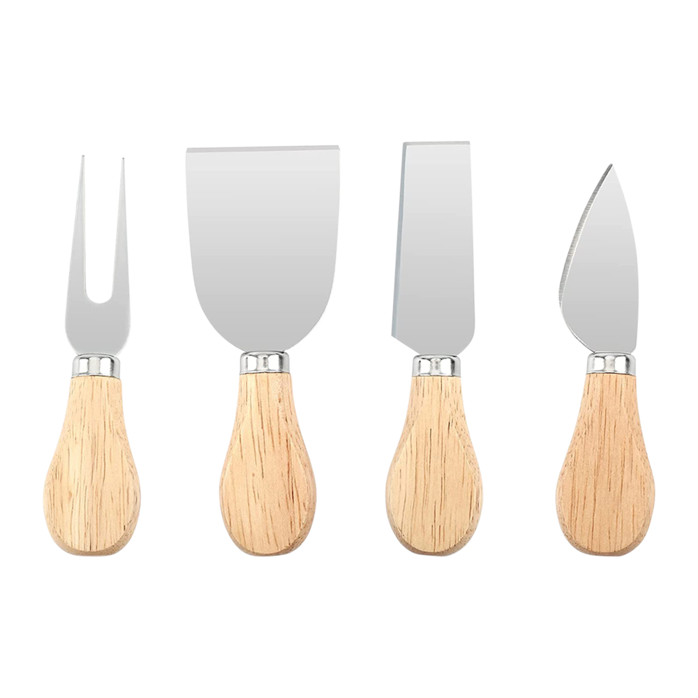 Wooden Cheese Knife Set 4