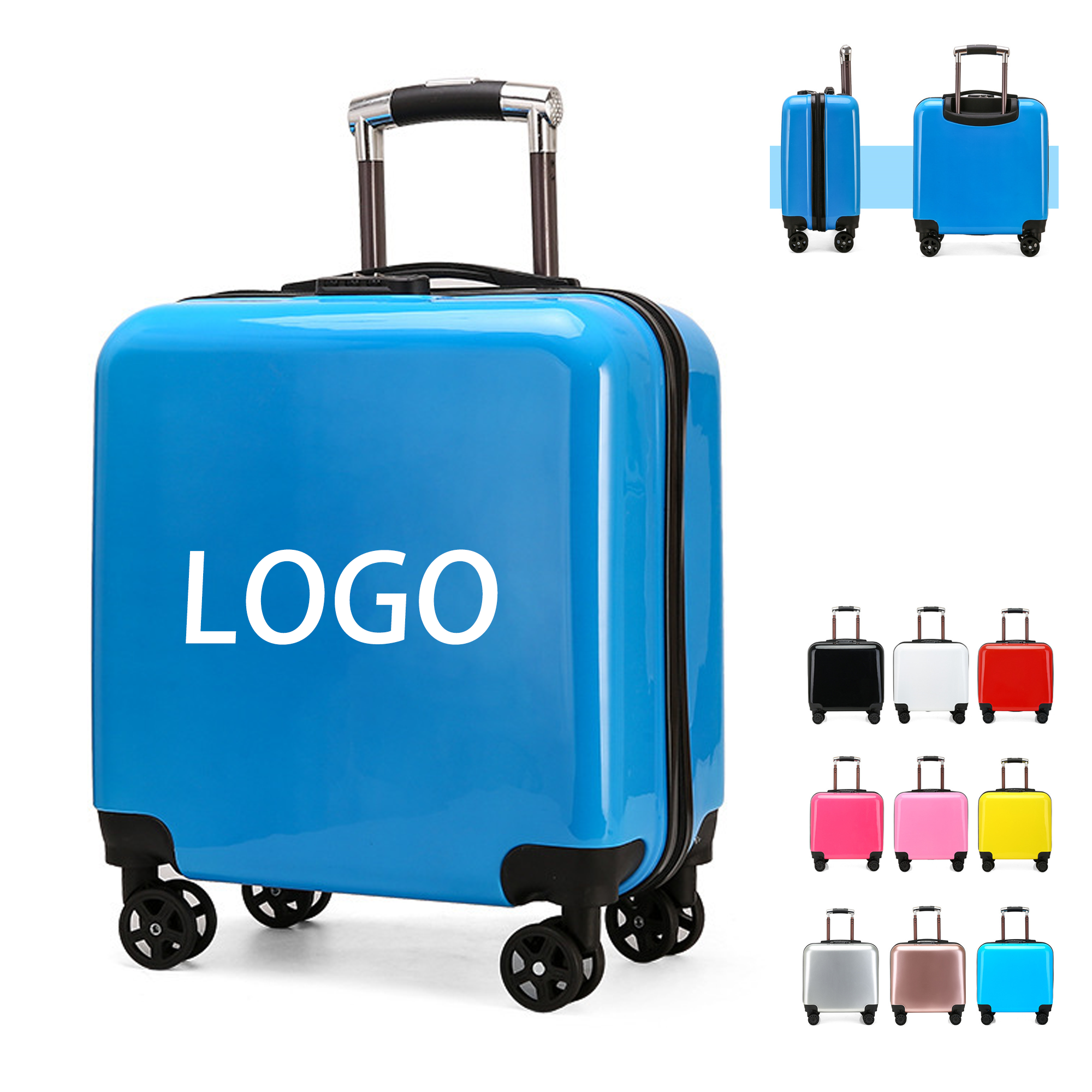 20 Inch Square ABS Trolley Case MOQ 10pcs