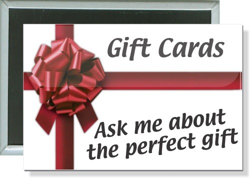 Gift Cards, Ask me about the perfect gift Button 1