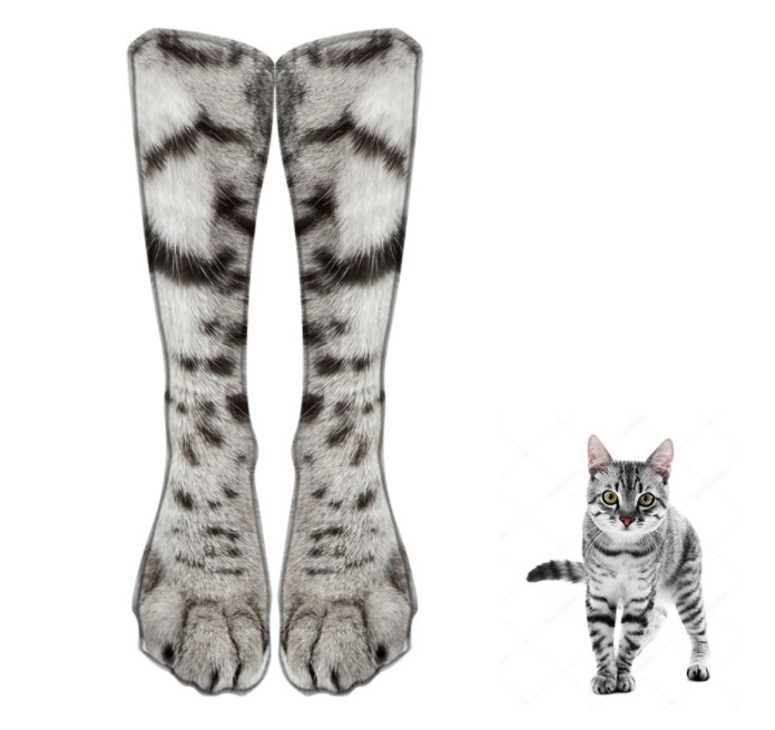 Animal Paw 3D Print Socks 4