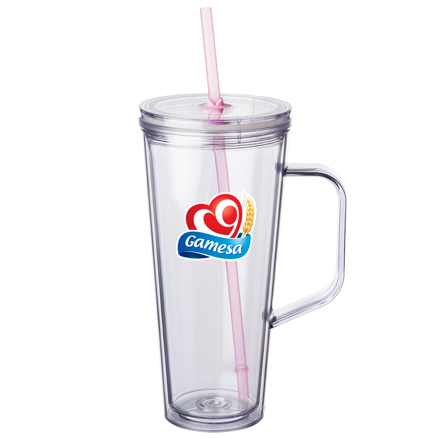 Plastic Tumbler with Handle – 24 oz. 4