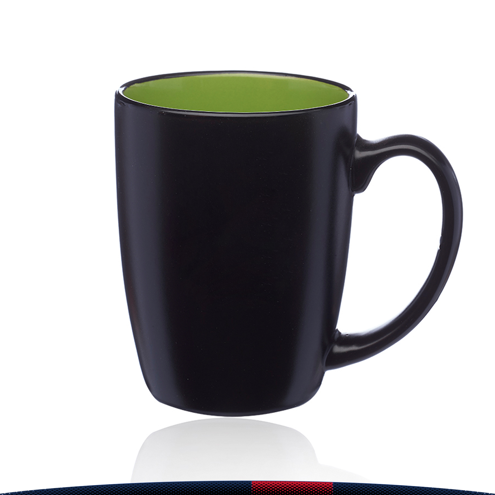 12 oz. Earthen Two Tone Coffee Mugs 2