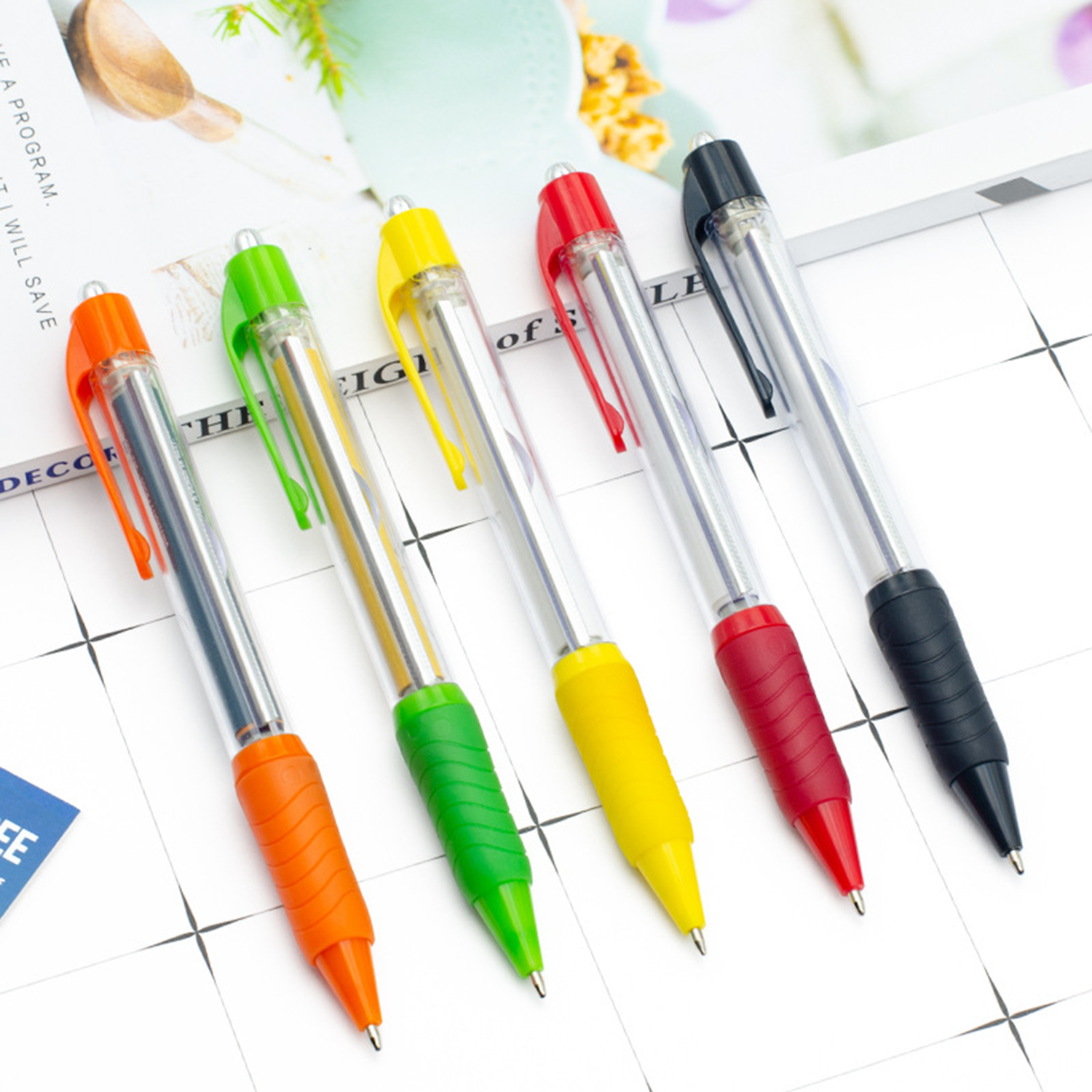 Customized paper pulling gift advertising pen 2