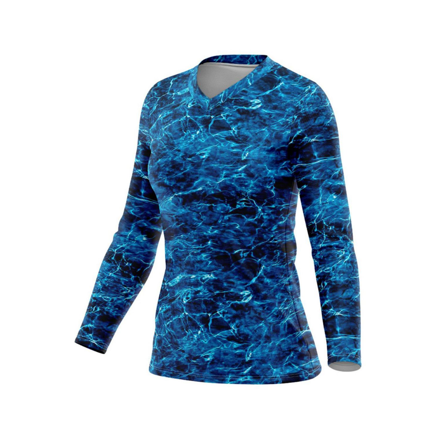 Mossy Oak® Women's 4.4 oz. Polyester Interlock Long Sleeve T-Shirt, UPF 50+ 3