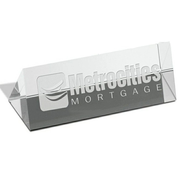 Engraved Classic Crystal Name Plates 3