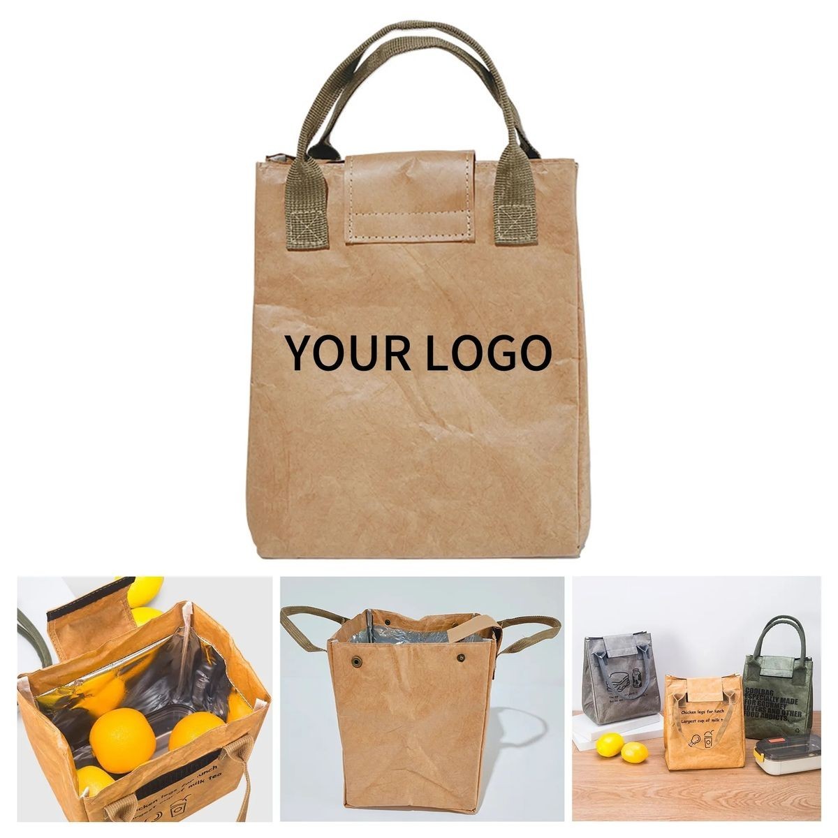 Dupont Paper Insulated Lunch Bag with Foil Lining 1