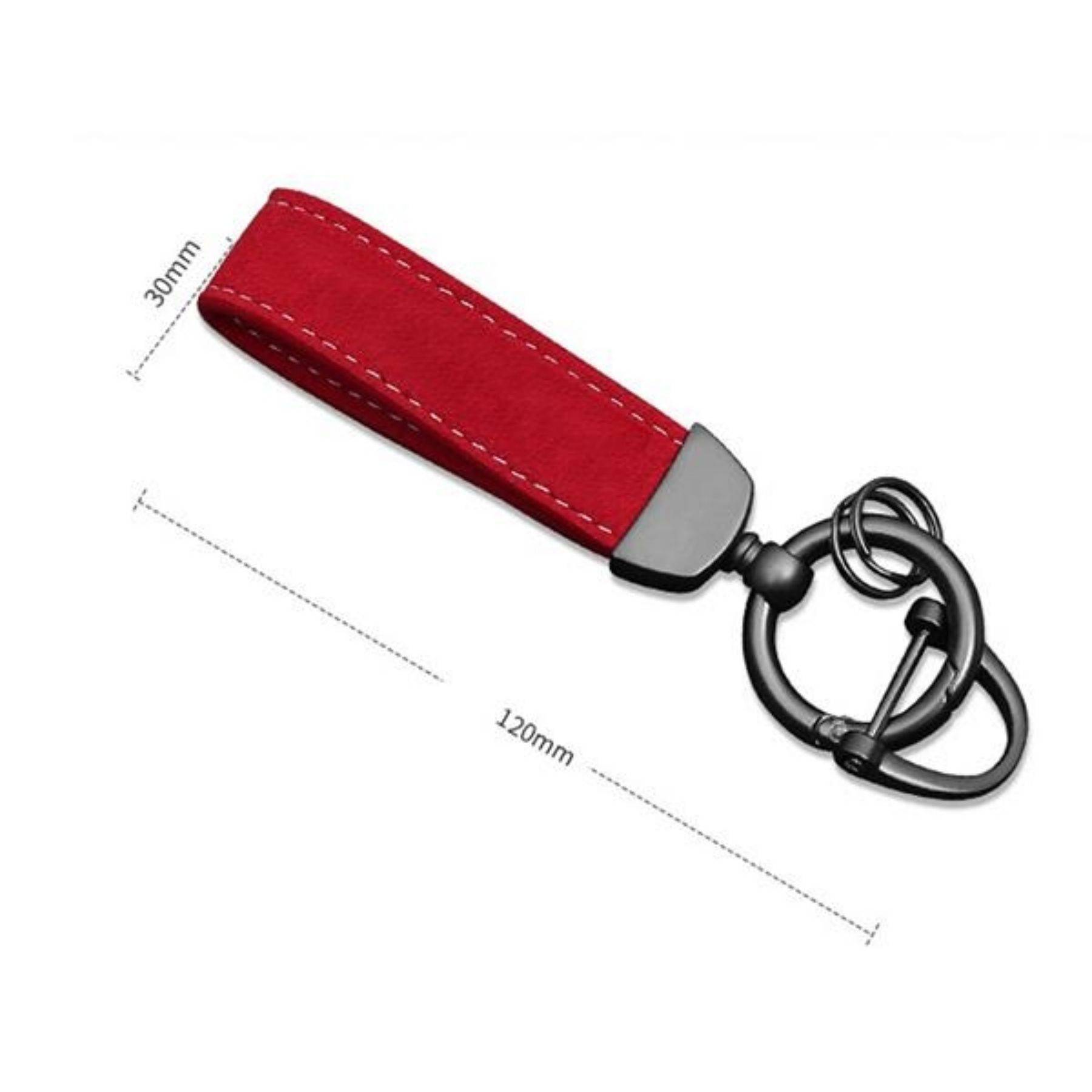 Universal Rotatable Leather Keychain 4