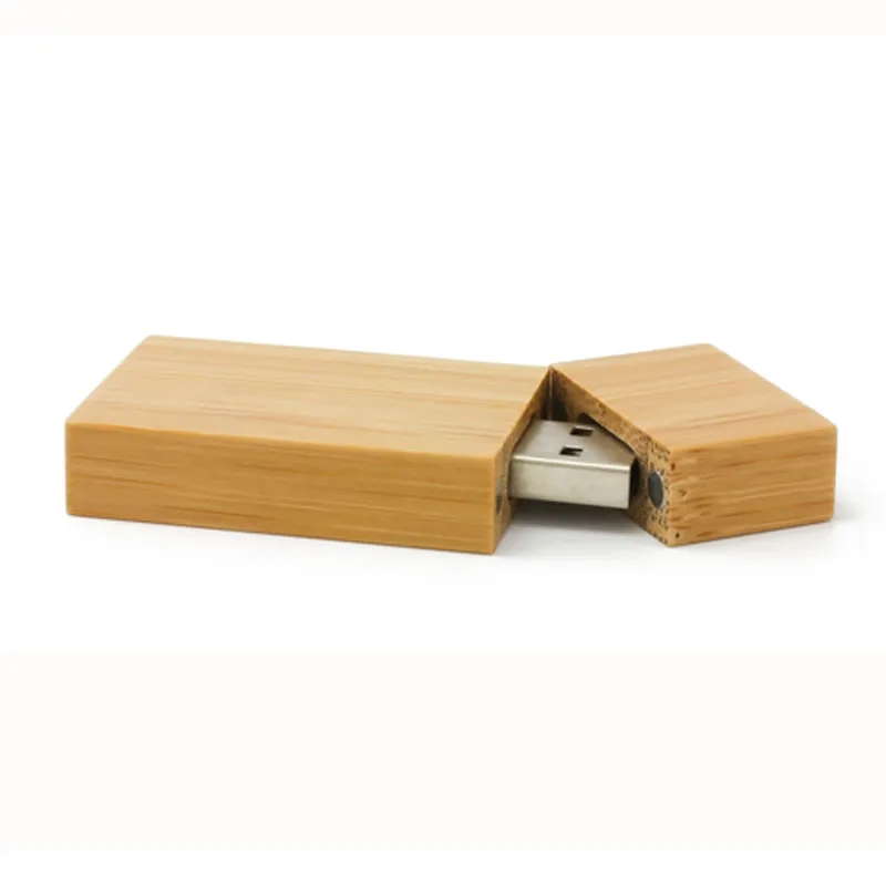 Rectangle Bamboo USB Flashdrives 2